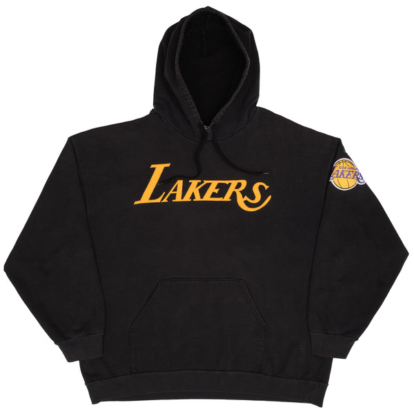 Vintage Nba Los Angeles Lakers 1990S Hoodie Sweatshirt Size 2XL Made In Usa