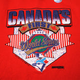 VINTAGE MLB CANADA WORLD SERIES SWEATSHIRT 1992 SIZE LARGE NOS