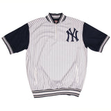 Vintage Mlb New York Yankees Quarter Zip Jersey 1990S Size 2Xl