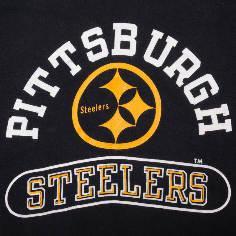 Vintage NFL Pittsburgh Steelers Champion Tee Shirt 1980S Size XL Made In USA