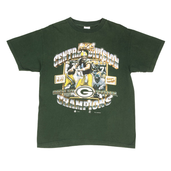 Vintage NFL Green Bay Packers NFC Champions 1996 Tee Shirt Size Medium