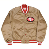 Vintage Nfl San Francisco 49Ers Varsity Satin Jacket Size Medium Made In Usa