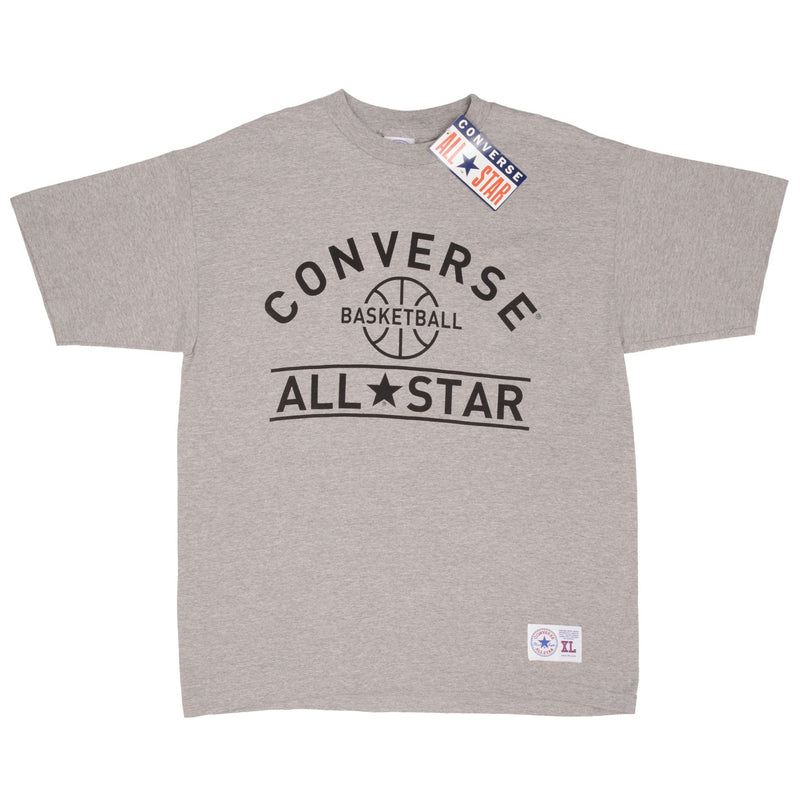 Vintage Converse Basketball All Star Tee Shirt 1990S Size XL Made In Usa Deadstock With Tags