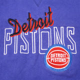 VINTAGE CHAMPION NBA DETROIT PISTONS SWEATSHIRT 1981-EARLY 1990s SIZE LARGE MADE IN USA