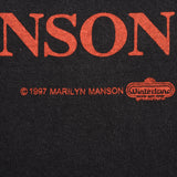 Bootleg Marilyn Manson S*X Is Dead Tee Shirt 1997 Size XL Made In Usa With Single Stitch Sleeves