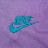 Vintage Nike Swoosh Purple Windbreaker Jacket Late 1980S Size Medium