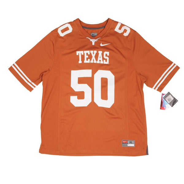 Vintage NFL Ncaa Texas Longhorns Rothans #50 Nike Jersey Size Xl Deadstock