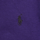 Vintage Ralph Lauren Purple Quarter Zip Sweater Medium 1990S Made In Usa