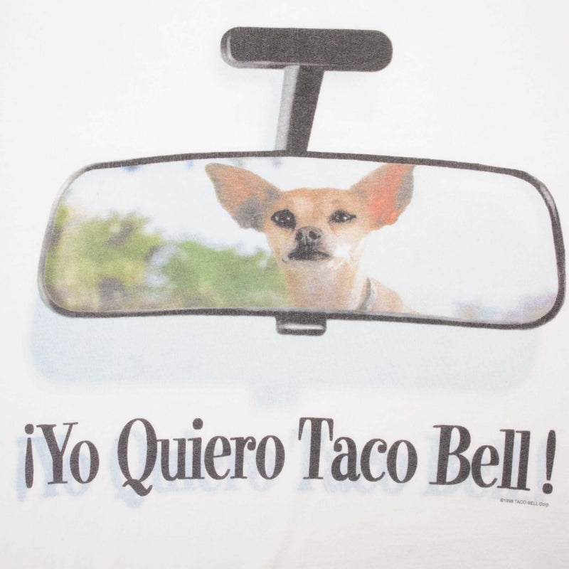 VINTAGE YO QUIERO TACO BELL DOG TEE SHIRT 1993 2XL MADE USA