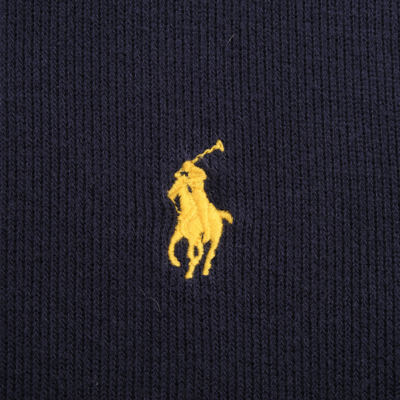 Vintage Polo Ralph Lauren Blue Quarter 1/4 Zip Sweater 1990S Size Large