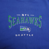 Vintage NFL Seattle Seahawks Embroidered Sweatshirt 1990S Size XL Made In USA