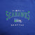 Vintage NFL Seattle Seahawks Embroidered Sweatshirt 1990S Size XL Made In USA