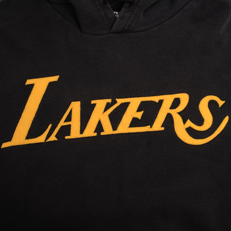 Vintage Nba Los Angeles Lakers 1990S Hoodie Sweatshirt Size 2XL Made In Usa