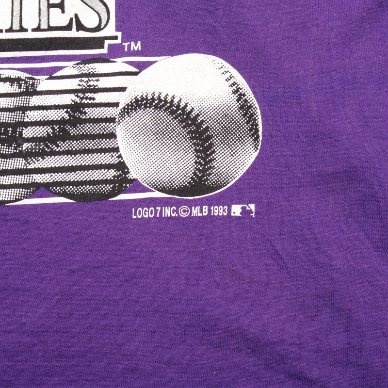 VINTAGE MLB COLORADO ROCKIES TEE SHIRT 1993 SIZE XL DEADSTOCK