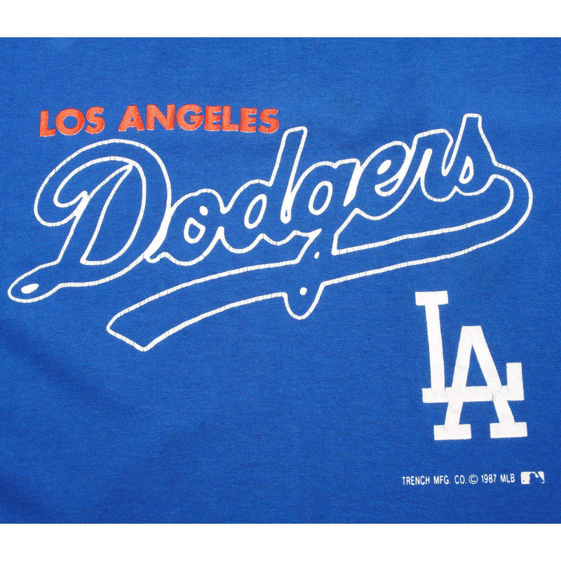 VINTAGE MLB LOS ANGELES DODGERS TEE SHIRT 1987 SIZE LARGE MADE IN USA