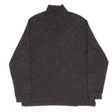 Polo Ralph Lauren Dark Grey Quarter 1/4 Zip Sweater Size XL