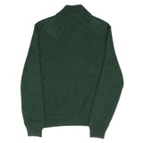 Polo Ralph Lauren Green Knit Quarter 1/4 Zip Sweater Size Medium