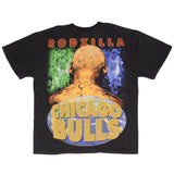 Bootleg Tee Shirt Nba Dennis Rodman Chicago Bulls Rodzilla Size XL Single Stitch