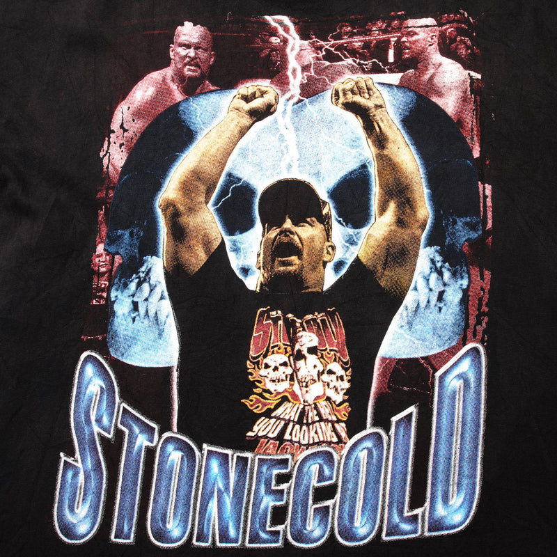 VINTAGE WWF STONE COLD STEVE AUSTIN TEE SHIRT SIZE MEDIUM