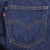 Beautiful Indigo Levis 501 Jeans 1990S Made in USA with very dark wash  Size on Tag 33X33 Actual Size 33X31 Back Button #524