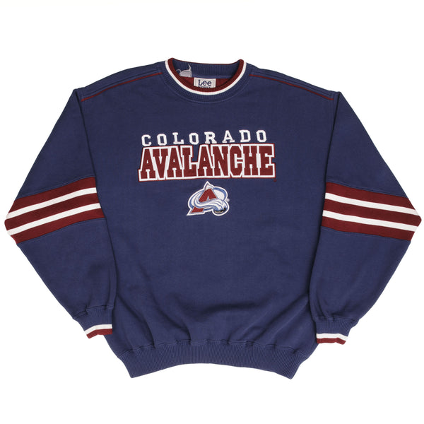 Vintage Nhl Colorado Avalanche Embroidered Sweatshirt 1990S Size XL