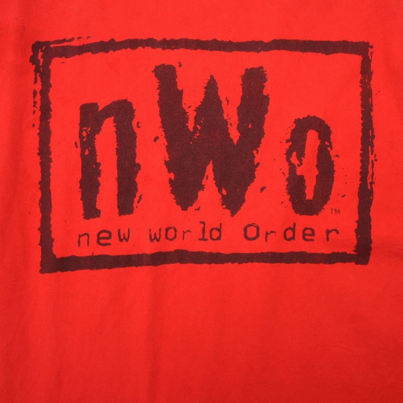 Vintage WCW NWO Wrestling Wolf 1990S Tee Shirt Size Large Made In USA