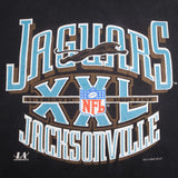 Vintage NFL Jacksonville Jaguars Banned Logo Tee Shirt 1993 Size XL Made In USA With Single Stitch Sleeves