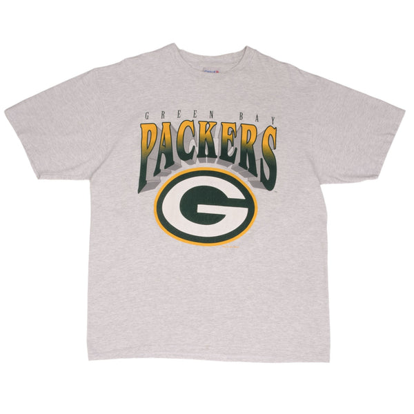 Vintage NFL Green Bay Packers 1997 Gray Tee Shirt Size XL