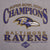 Vintage Nfl Baltimore Ravens Superbowl XXXV Champions 2001 Size Large