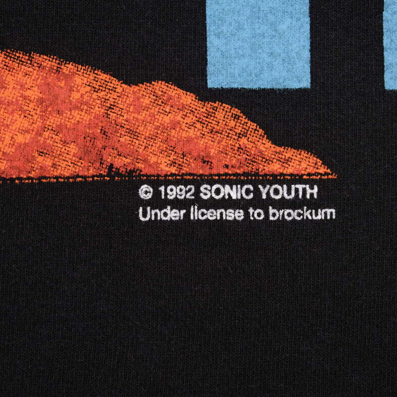 Bootleg Sonic Youth Dirty 1992 Tee Shirt Size Large Made In Usa With Single Stitch Sleeves