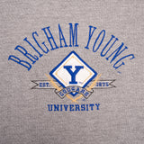 Vintage Byu Brigham Young University Cougars Embroidered Sweatshirt 1990S Size XL