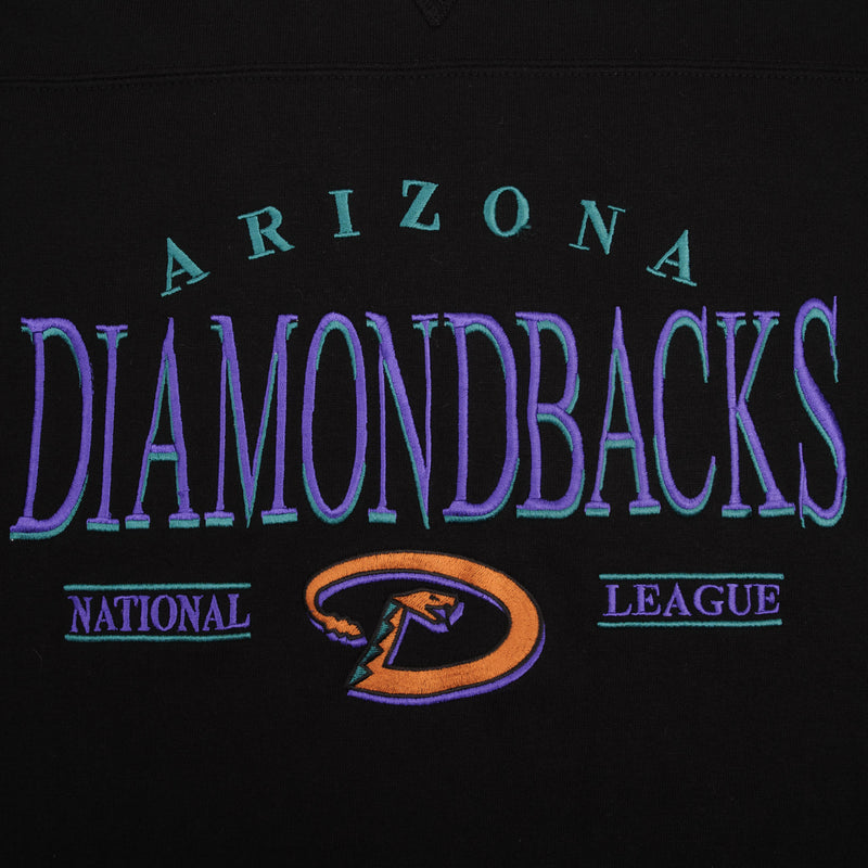 Vintage Mlb Arizona Diamondbacks Embroidered Sweatshirt 1990S Size 2XL