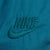 Vintage Nike Classic Swoosh Turquoise Blue Nylon Track Pants Early 1990S Size Large