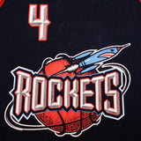 CAMISETA ANTIGUA DEL CAMPEÓN DE LA NBA HOUSTON ROCKETS BARKLEY N.° 4 1996-2000 TALLA 52