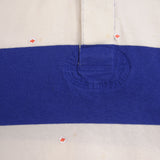 POLO DE RUGBY DE RAYAS AZULES Y BLANCAS DE RALPH LAUREN, TALLA GRANDE