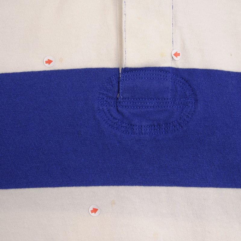 POLO DE RUGBY DE RAYAS AZULES Y BLANCAS DE RALPH LAUREN, TALLA GRANDE