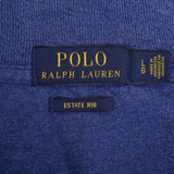 Polo Ralph Lauren Blue Quarter 1/4 Zip Sweater Size Large