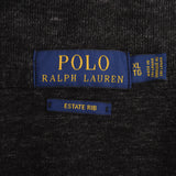 Polo Ralph Lauren Dark Grey Quarter 1/4 Zip Sweater Size XL