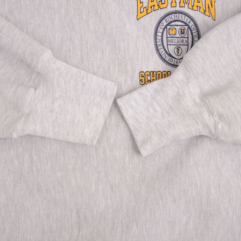 Vintage Gray Champion Reverse Weave Eastman School Of Music University of Rochester Sweatshirt 1990S Size Large