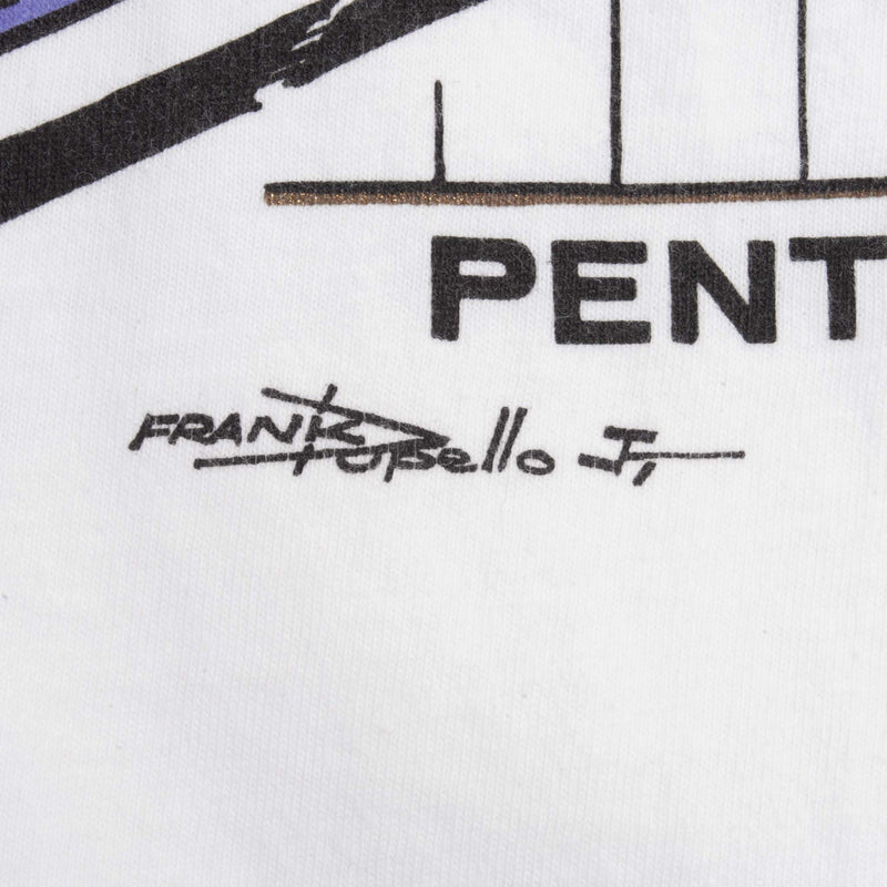 Vintage PTI Racing Nationals Roar On The Road Penta Hotel Orlando Jaguar 1992 Tee Shirt Large Made In Usa With Single Stitch Sleeves