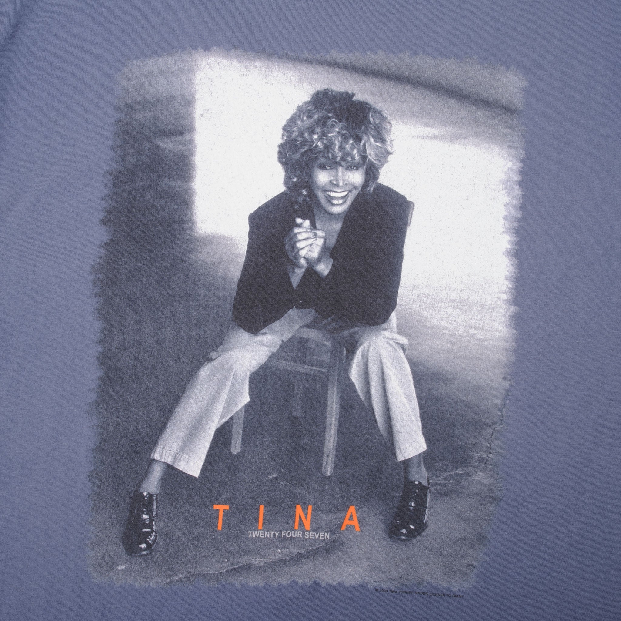 VINTAGE TINA TURNER TWENTY FOUR SEVEN TEE SHIRT 2000 SIZE XL ...