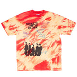 Vintage Tie Dye New Kids On The Block Graffiti 1989 Tee Shirt Medium Made In Usa With Single Stitch Sleeves