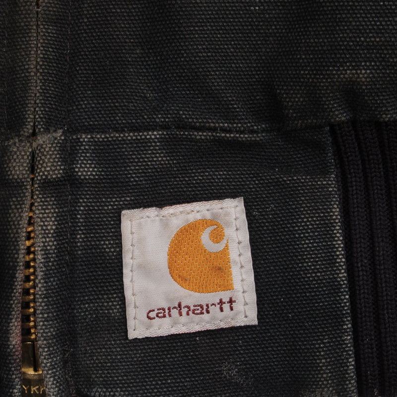 Vintage Carhartt Black Sante Fe Western Jacket J13Blk 1990S Size XL