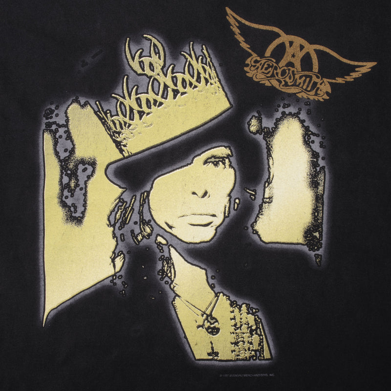 Vintage Aerosmith Nine Lives Tee Shirt 1997 1998 Size XL