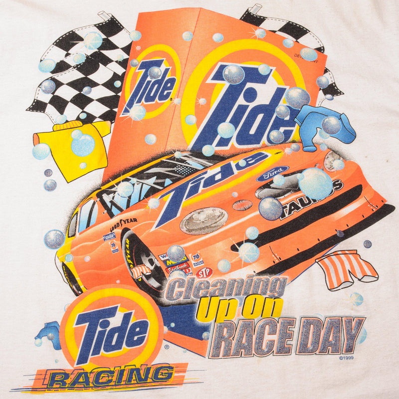 VINTAGE NASCAR TIDE RACING TEE SHIRT 1999 SIZE LARGE