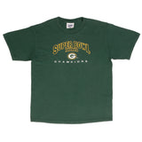 Vintage Nfl Green Bay Packers Super Bowl Champions XXXI 1997 Tee Shirt Size Large Made In USA