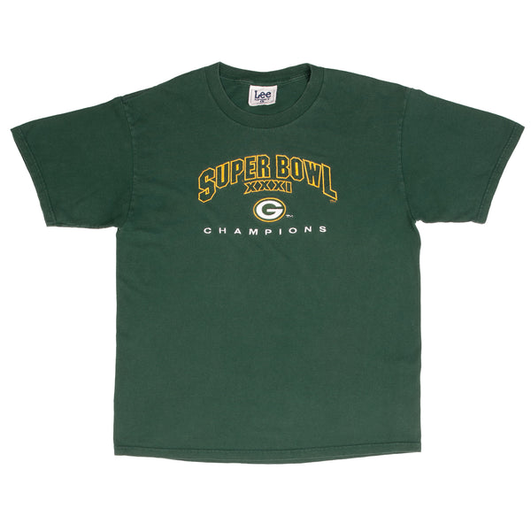 Vintage Nfl Green Bay Packers Super Bowl Champions XXXI 1997 Tee Shirt Size Large Made In USA