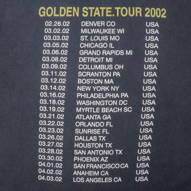 Vintage Bush Golden State Tour 2002 Tee Shirt XL Made In USA