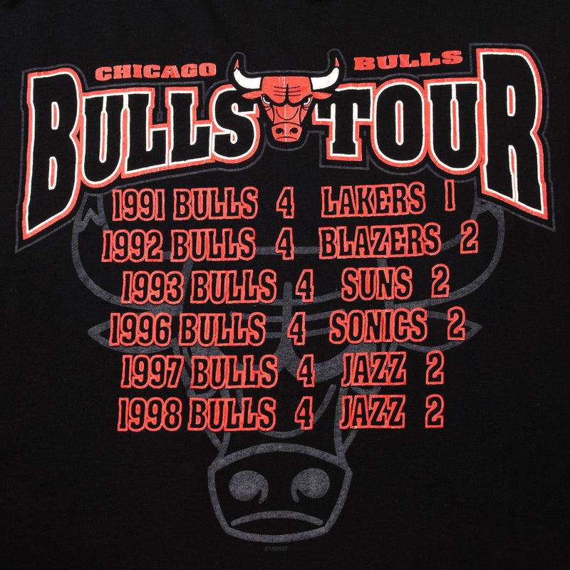 VINTAGE STARTER NBA CHICAGO BULLS TEE SHIRT 1998 SIZE XL