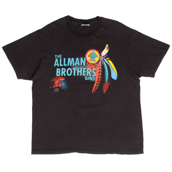 Vintage The Allman Brothers Band 1991 Tee Shirt Size XL Made In Usa With Single Stitch Sleeves